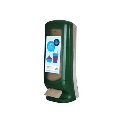 Image for Tork Xpressnap® Signature Stand Napkin Dispenser, Green