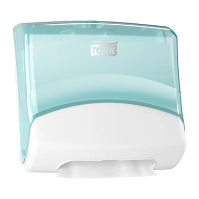 Tork Folded Wiper Dispenser Aqua/White W4