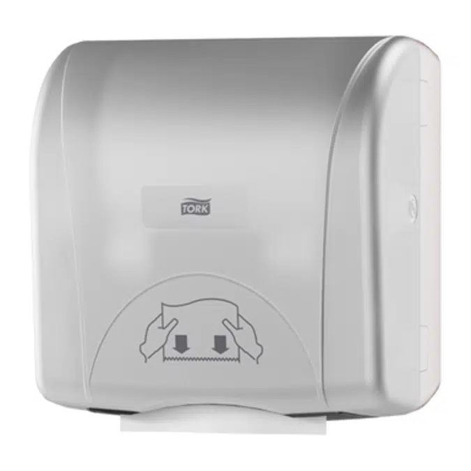 Tork Mini Mechanical Handtowel Dispenser, White