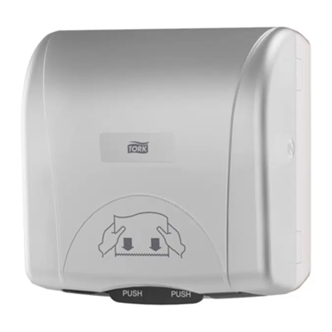 Tork Mini Mechanical Handtowel Dispenser, White