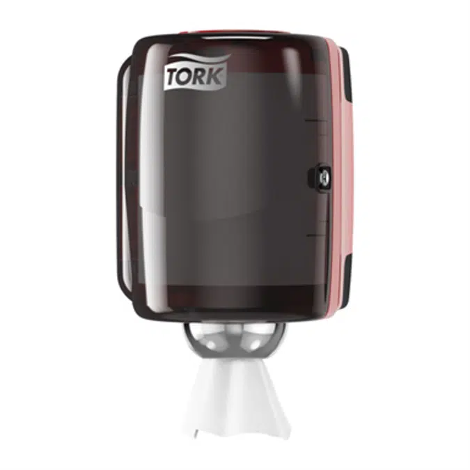 Tork Centerfeed Dispenser Red and Smoke M2