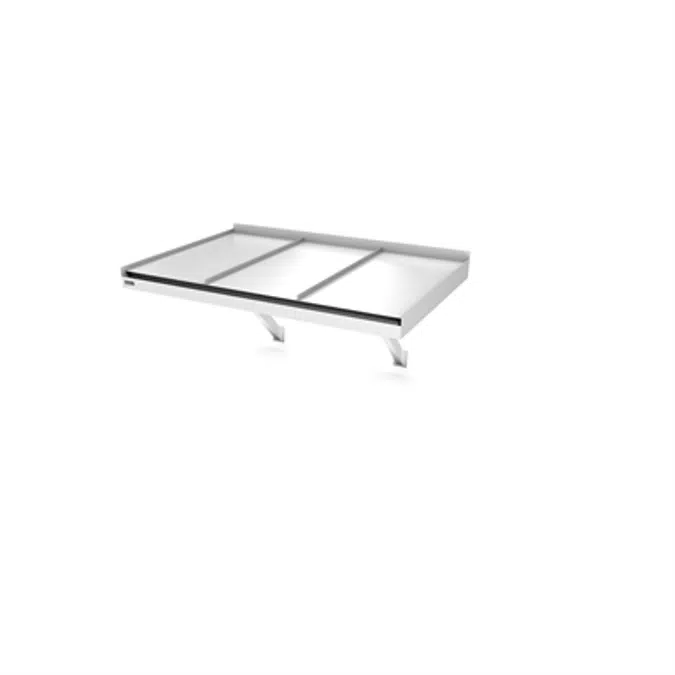 Modern Flat Console Seamed 1500 