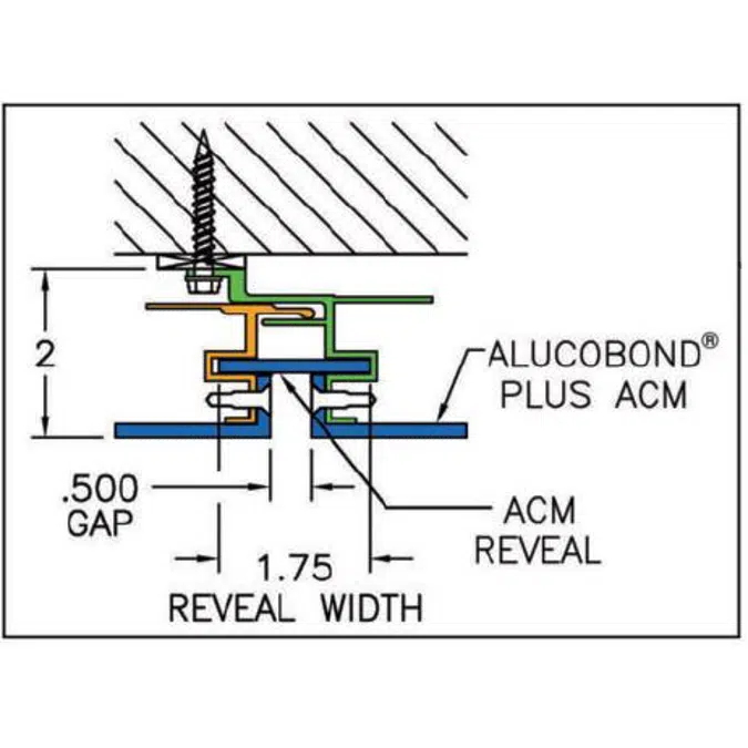 Americas // ALUCOBOND® PLUS  Male&Female Rainscreen + CI