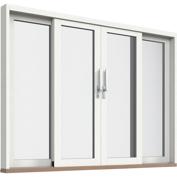 Villa Original - Sliding door, double - Painted wood