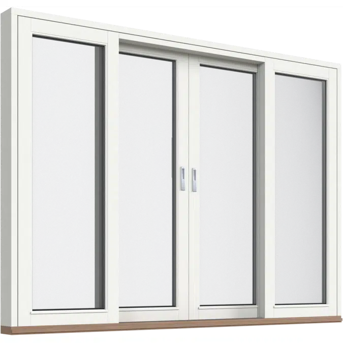 Villa Original - Sliding door, double - Painted wood