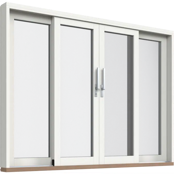 Villa Original - Sliding door, double - Alu clad