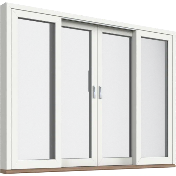 Villa Original - Sliding door, double - Alu clad