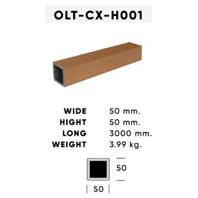 afbeelding voor WNY Exterior Decorative Timber Hollow OLT CX H001