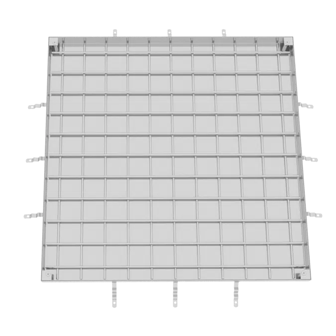 ATT Manhole Cover without gas lifters - square shape and filling option