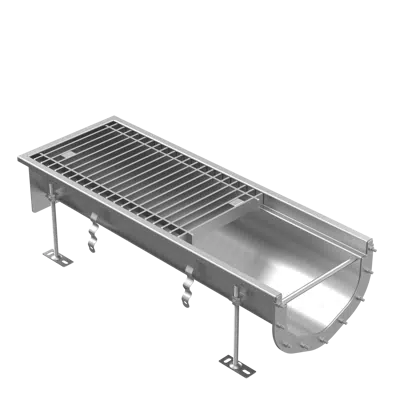 imagem para ATT Rounded  bottom channel drainage