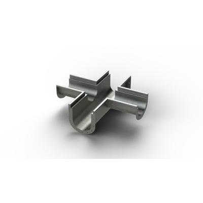 画像 ATT Rounded Bottom Channel Crossing without outlet