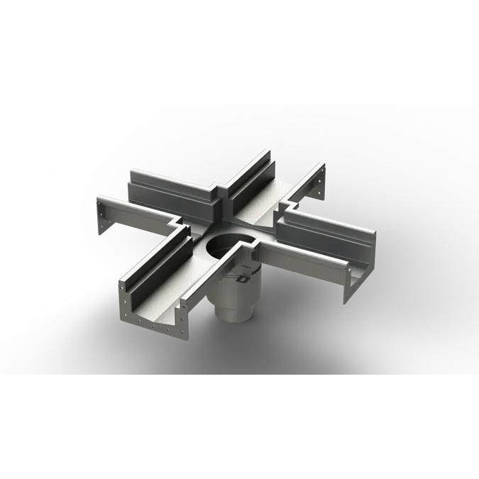 ATT V-shaped Bottom Channel Crossing with outlet