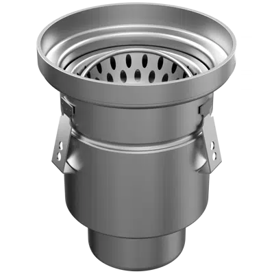 画像 ATT Industrial FLOOR DRAIN – gully vertical with round top, single-part
