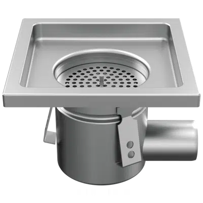 画像 ATT Mini FLOOR DRAIN – gully hortizontal with square top, single-part