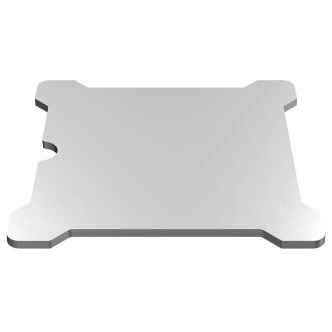 ATT Mini FLOOR DRAIN – gully horizontal with square top, two-part