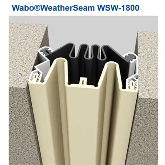 BIM objects - Free download! Wall joint system - Wabo®WeatherSeam WSW ...