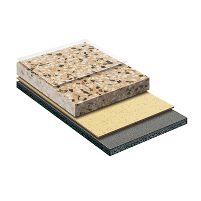 Image for Heavy duty, polyurethane screed with terrazzo effect finish  - Ucrete TZ