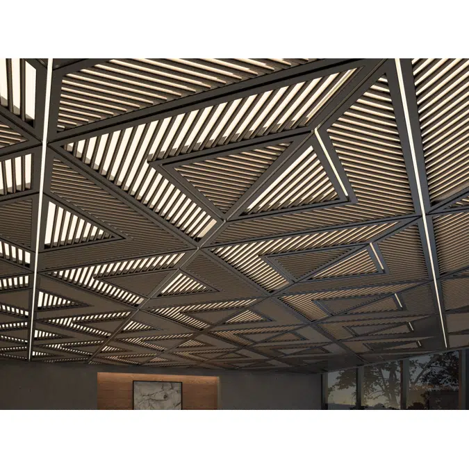 Tri-Geometric  Facade Ceiling