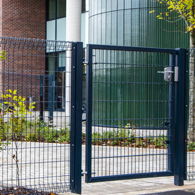Image for Lockmaster – With infill options for systems above single leaf gate - Carbon steel gate