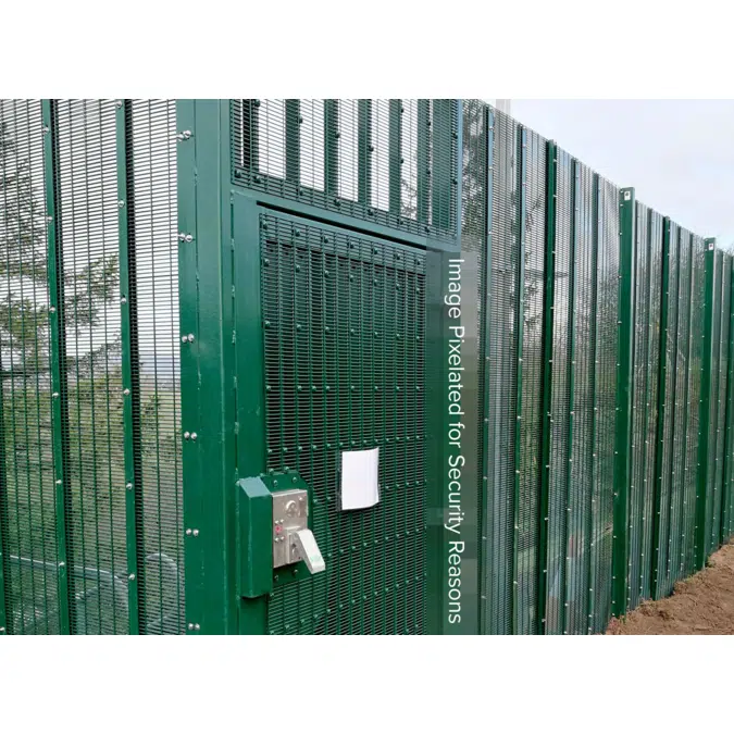Lockmaster SR3 Single Panic Out Gate - Carbon steel gate