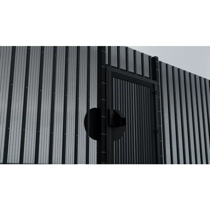 Lockmaster SR3 Single Panic Out Gate - Carbon steel gate