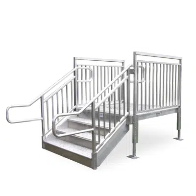 Dura-Grip General Code Aluminum Stairs 이미지