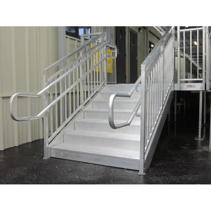 Universal Aluminum Metal Access Stairs