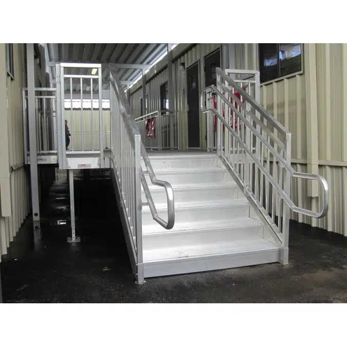 Universal Aluminum Metal Access Stairs