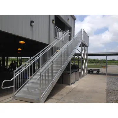 Image pour Universal Aluminum Metal Access Stairs