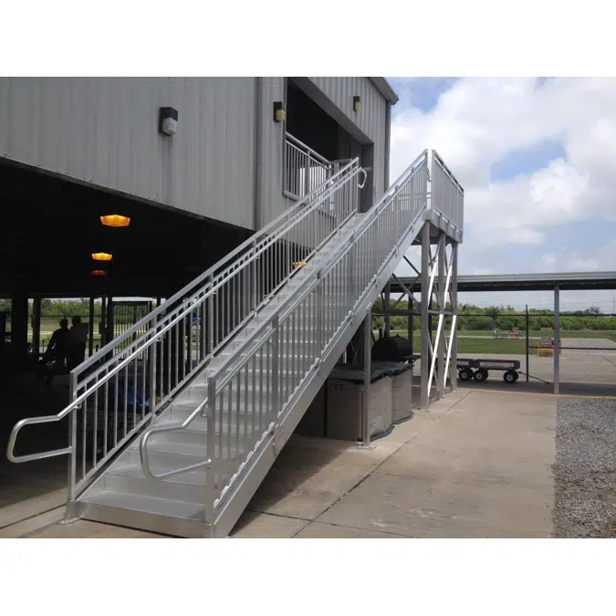 Universal Aluminum Metal Access Stairs
