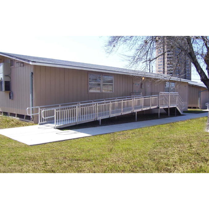 BIM objects - Free download! Universal Aluminum Wheelchair Ramp System ...