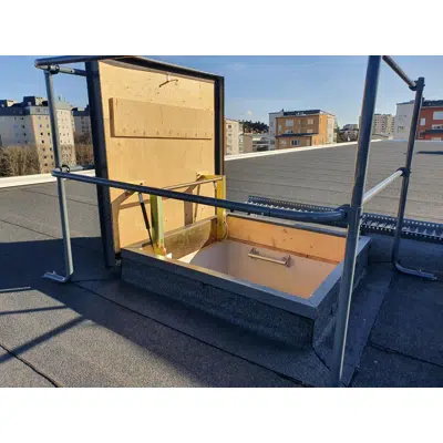 画像 Inspection hatch - roofing felt