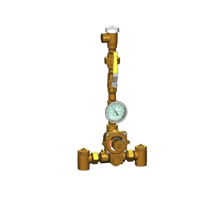 Image for 6710 Piped Thermometer Ball Valve Union Vacuum Breaker