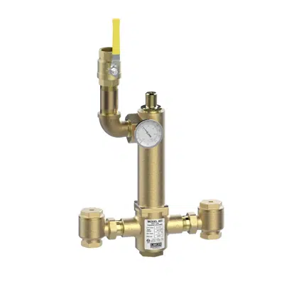 Image for 803 Piped Thermometer Ball Valve