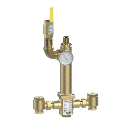 Image for 802 Piped Thermometer Ball Valve