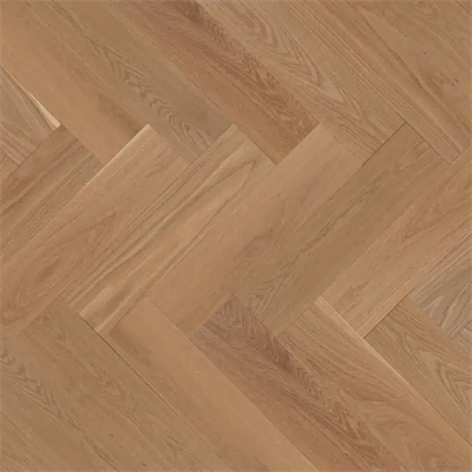 5" White Oak Exclusive Brushed - Herringbone