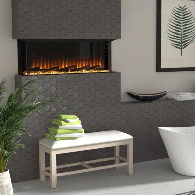 Ignite Ultra Linear Electric Fireplace ULT50 için görüntü