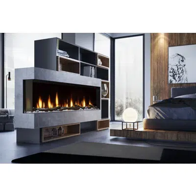 imagem para Ignite® Bold Linear Electric Fireplace XLF7417-XD