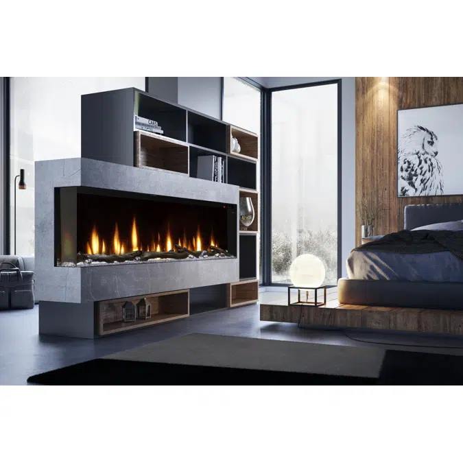 Ignite® Bold Linear Electric Fireplace XLF7417-XD