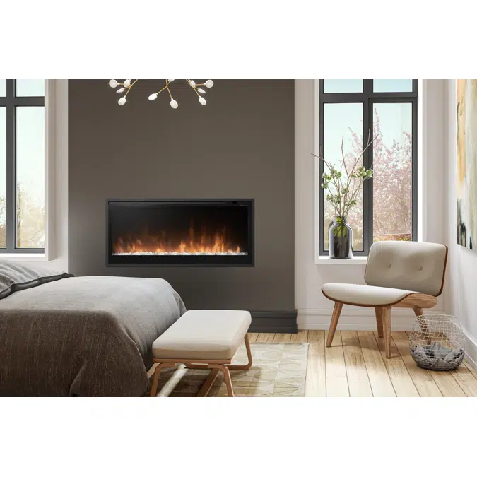 Slim Linear Electric Fireplace PLF4214-XS