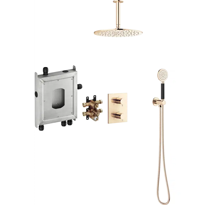 INXX II Concealed shower system wall