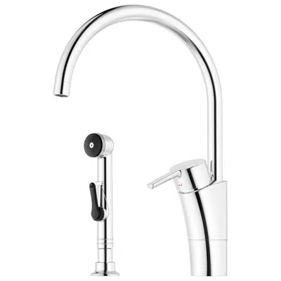 изображение для MMIX II Kitchen mixer soft with selfclosing handshower