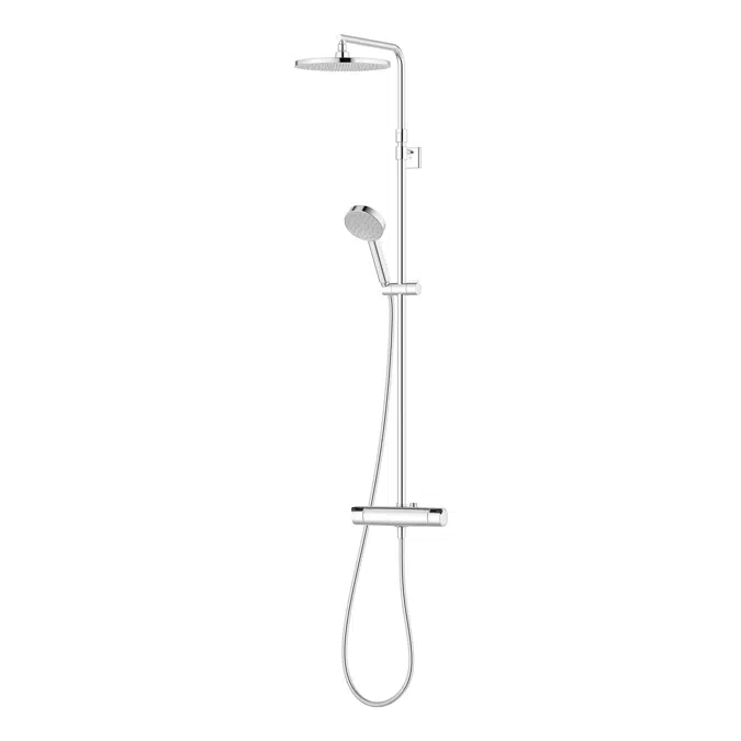 MMIX II Shower system kit 40 c/c with connection up