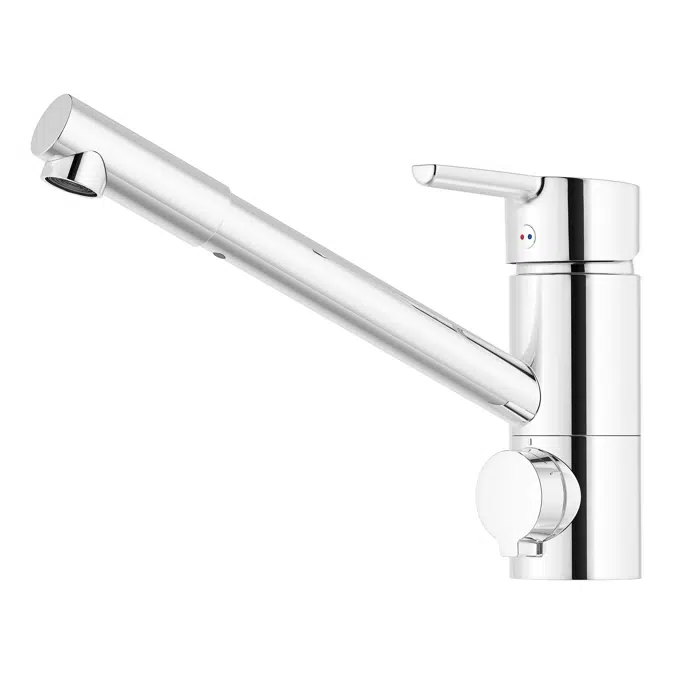 MMIX II Kitchen mixer low spout with dishwasher valve