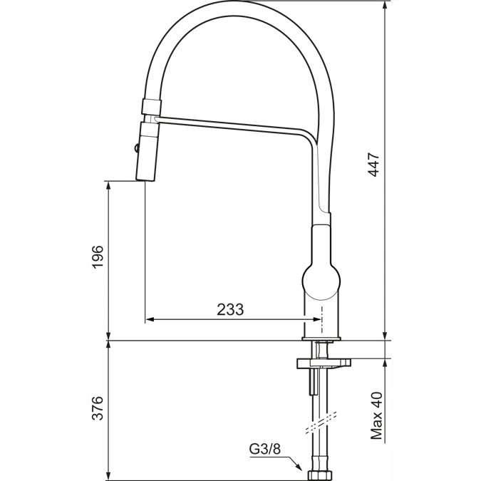 LYNX miniprofi kitchen mixer