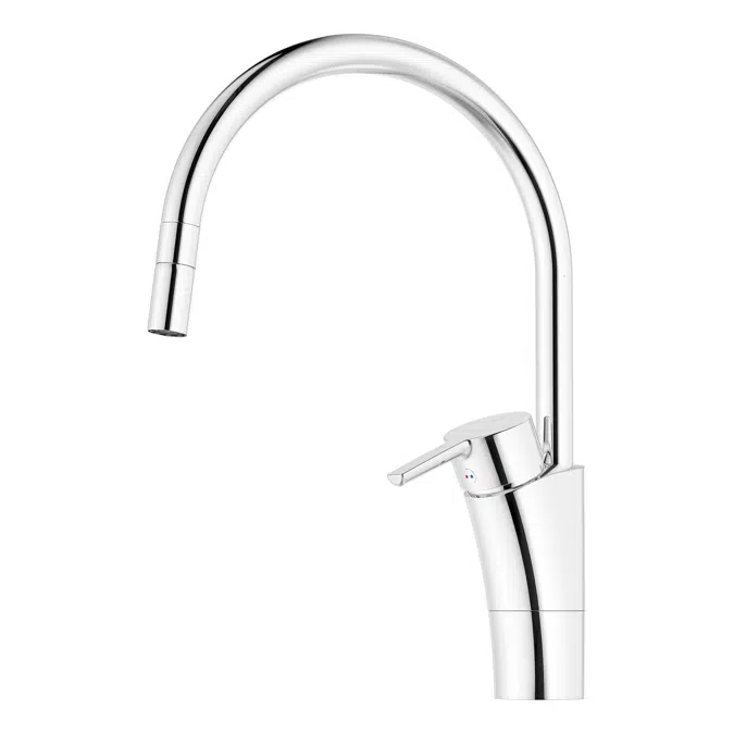 MMIX II Kitchen mixer soft with ball-jointed aerator