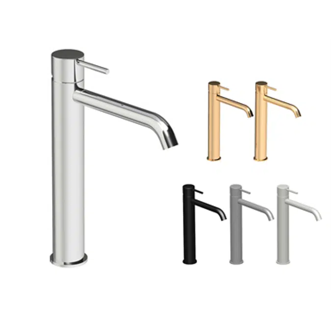 MORA INXX II soft high Basin mixer