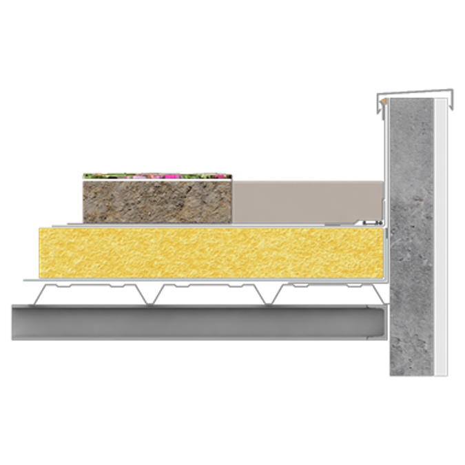 BIM objects - Free download! Sarnafil T avec Sarnavert support TAN ...