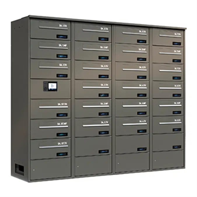Electronic mailbox, e-Line (711W-GM)