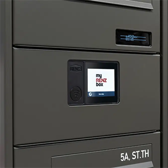 Electronic mailbox, e-Line (711W-GM)